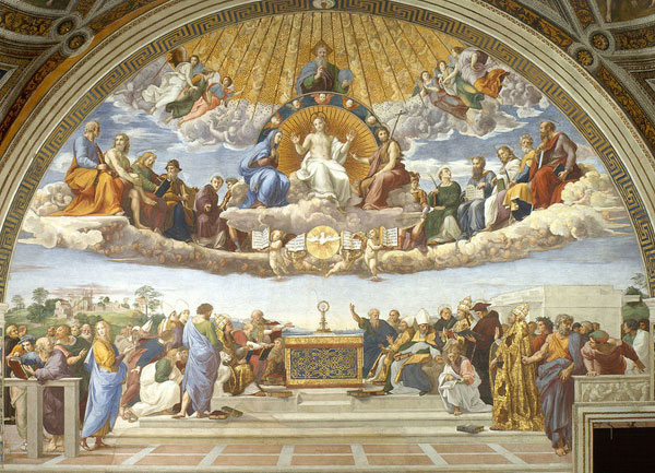 ラファエロ・サンツィオ『聖体の論議』