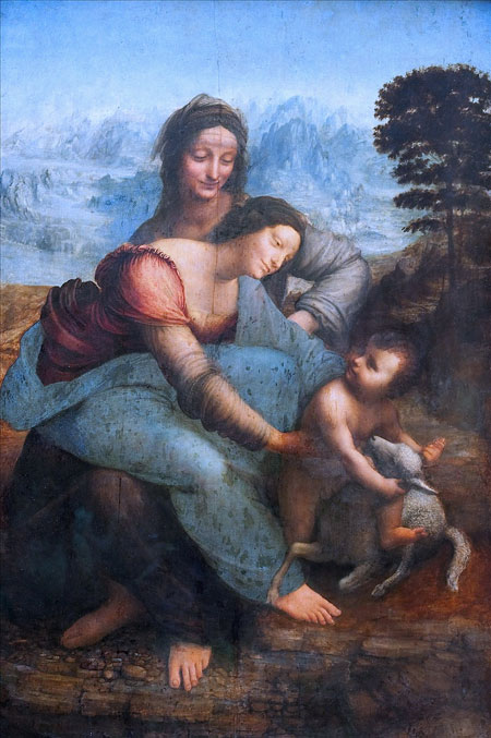 レオナルド・ダ・ヴィンチ『聖アンナと聖母子』