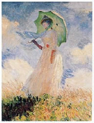 モネ,日傘の女,1886年