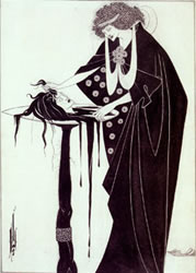 ビアズリー,The Dancer's Reward, for Salome,1893年