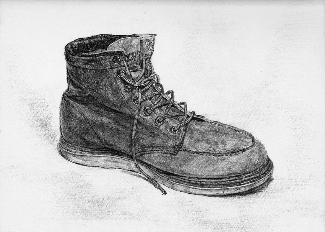 靴 ブーツ 鉛筆デッサン デッサン初心者のための描き方講座