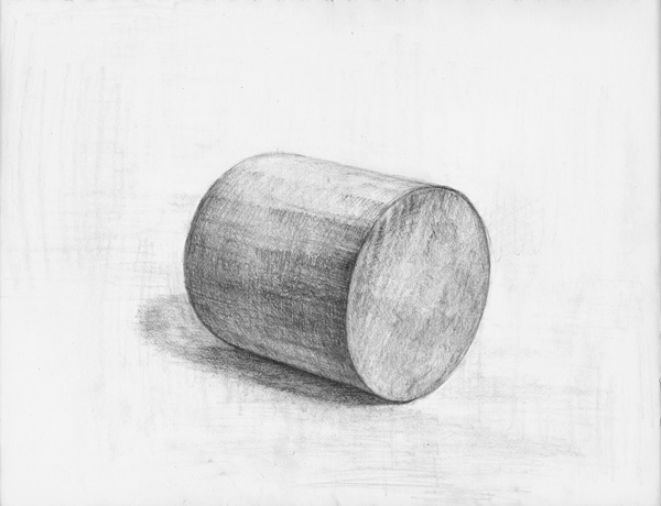 円柱-鉛筆デッサン描き方・制作過程4