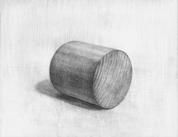 円柱-鉛筆デッサン描き方・制作過程6