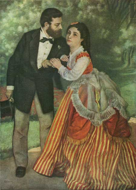 ピエール＝オーギュスト・ルノワール『婚約者たち』1868年