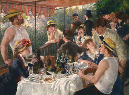 ルノワール『ボートパーティーの昼食会』1881年