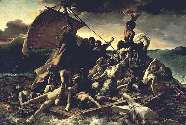 テオドール・ジェリコー『メデューズ号の筏』1819年