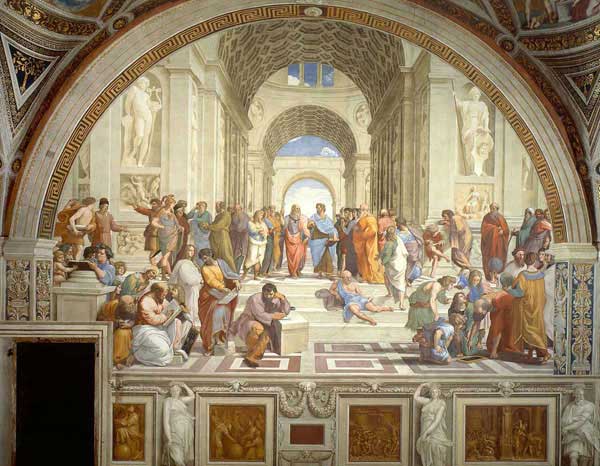 ラファエロ・サンティ『アテナイの学堂』1509～1510年