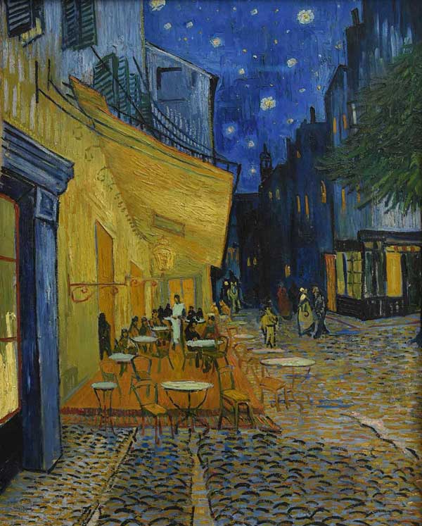 フィンセント・ファン・ゴッホ『夜のカフェテラス』1888年9月