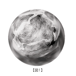 ボリュームにおける表現描写図1-球体状のボリュームと立体感